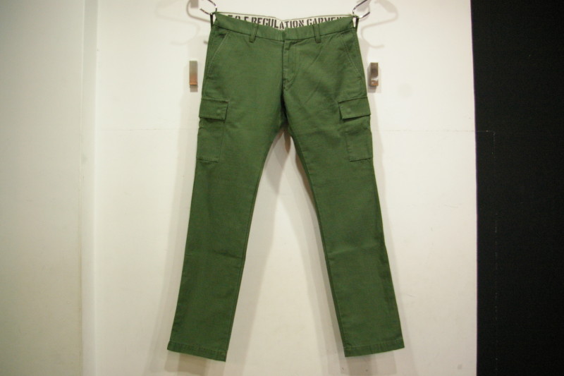 S/DOUBLE CR TWILL PEGGED CARGO PANT