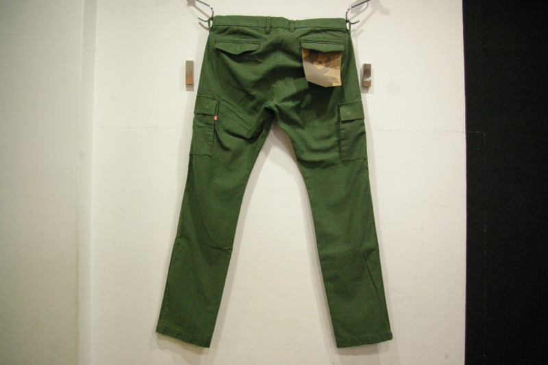 S/DOUBLE CR TWILL PEGGED CARGO PANT